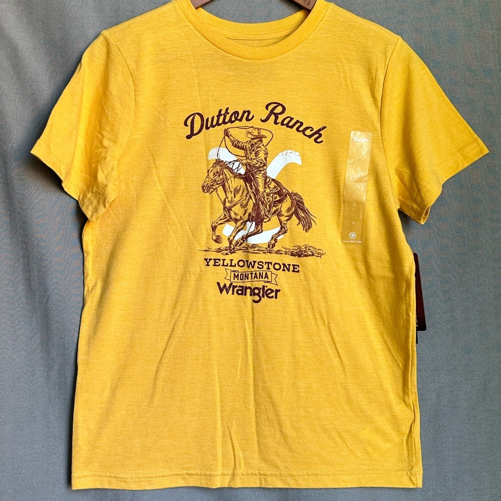 Wrangler Yellowstone Women's Yellow Graphic Tee